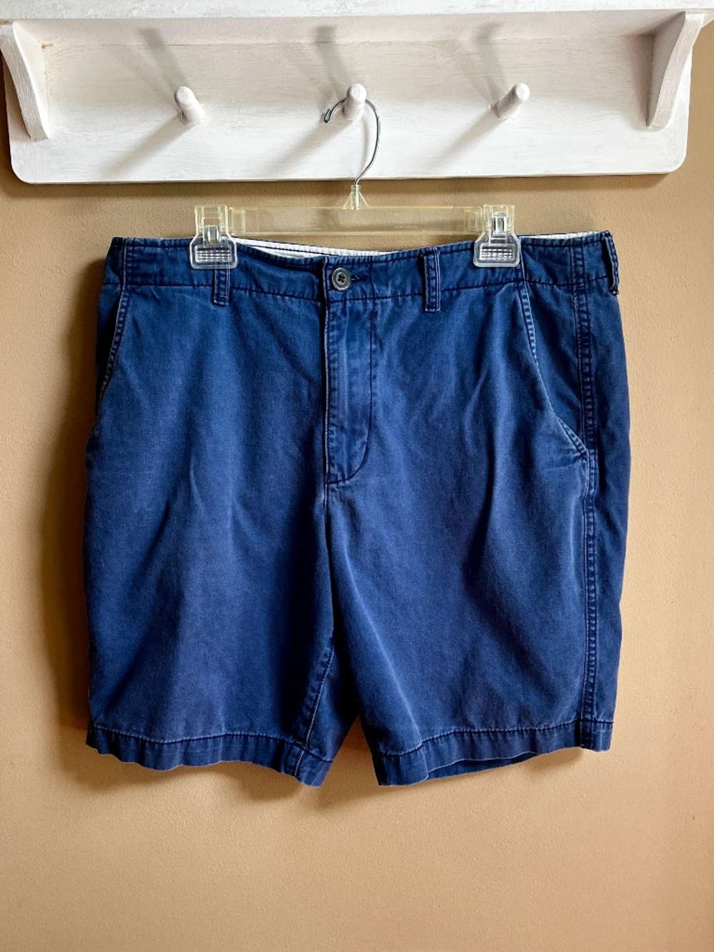 American Eagle Outfitters Mens Blue Classic Chino Shorts Size 34